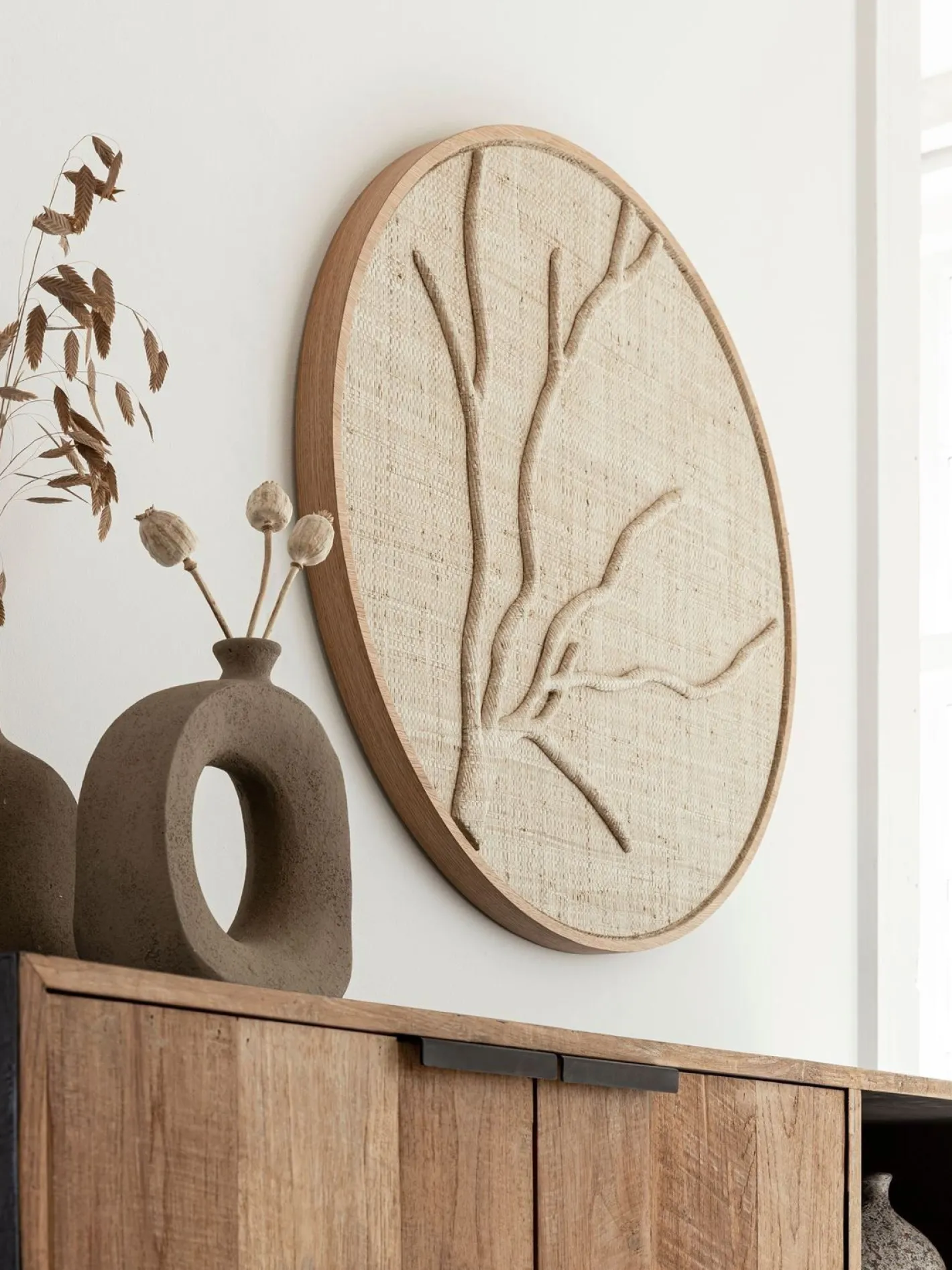 Online MUST Living Jungle Wanddecoratie Natural