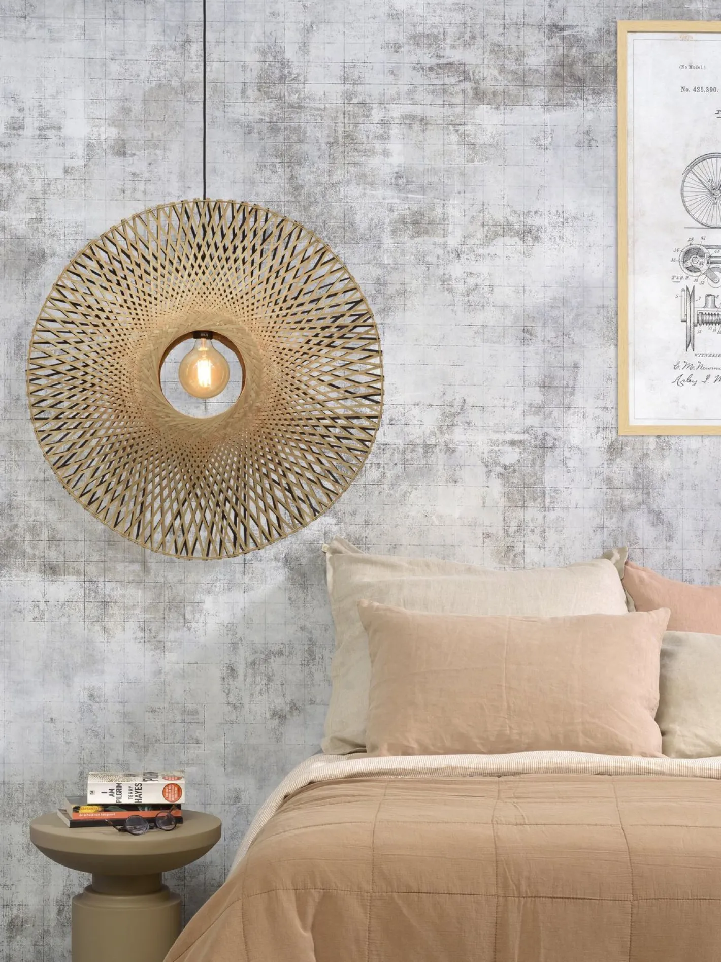 Best Good&Mojo Kalimantan Bamboo Hanglamp Natural/black
