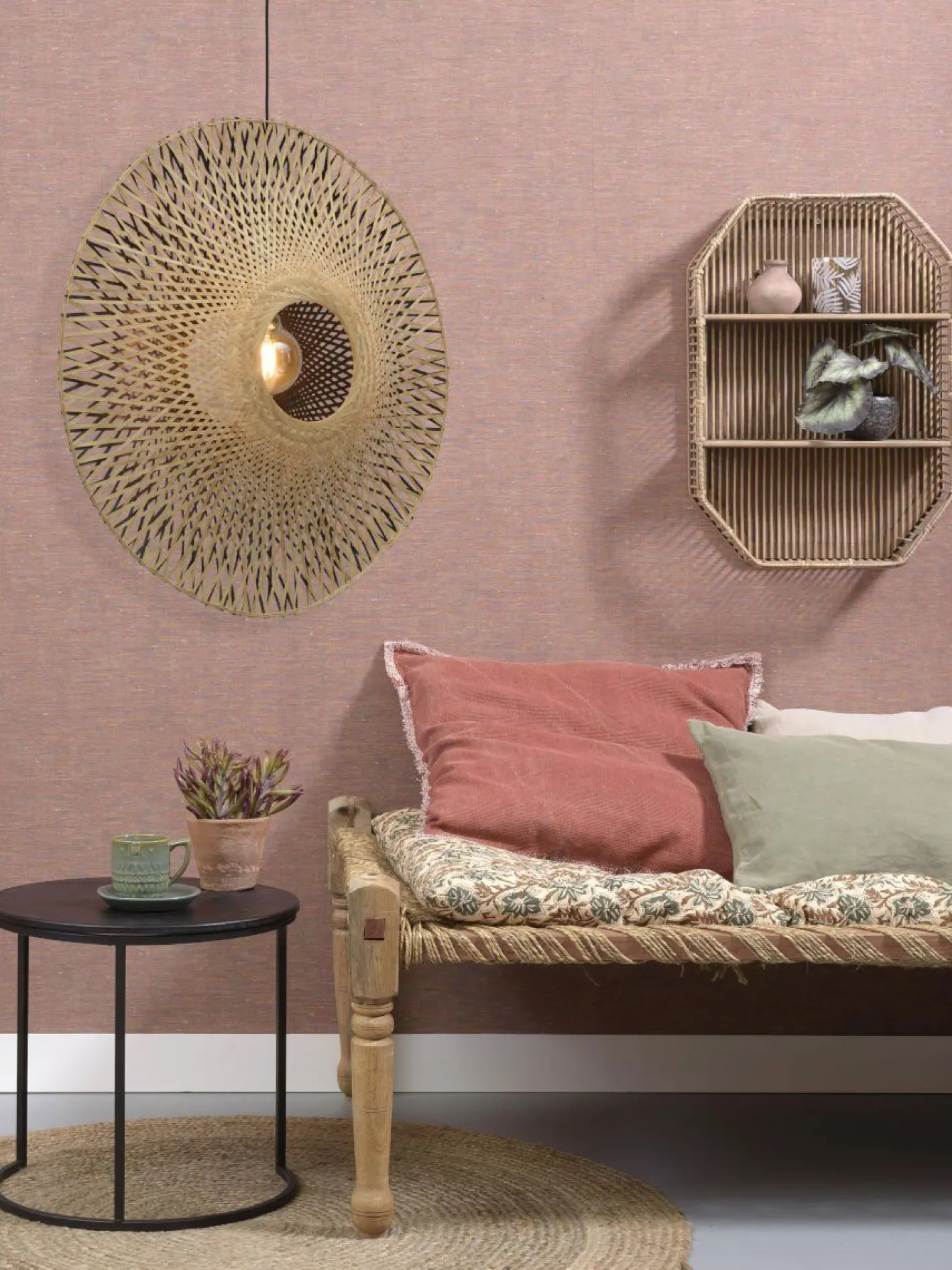 Best Good&Mojo Kalimantan Bamboo Hanglamp Natural/black