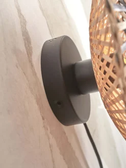 Outlet Good&Mojo Kalimantan Natural Black Wandlamp Natural, Black