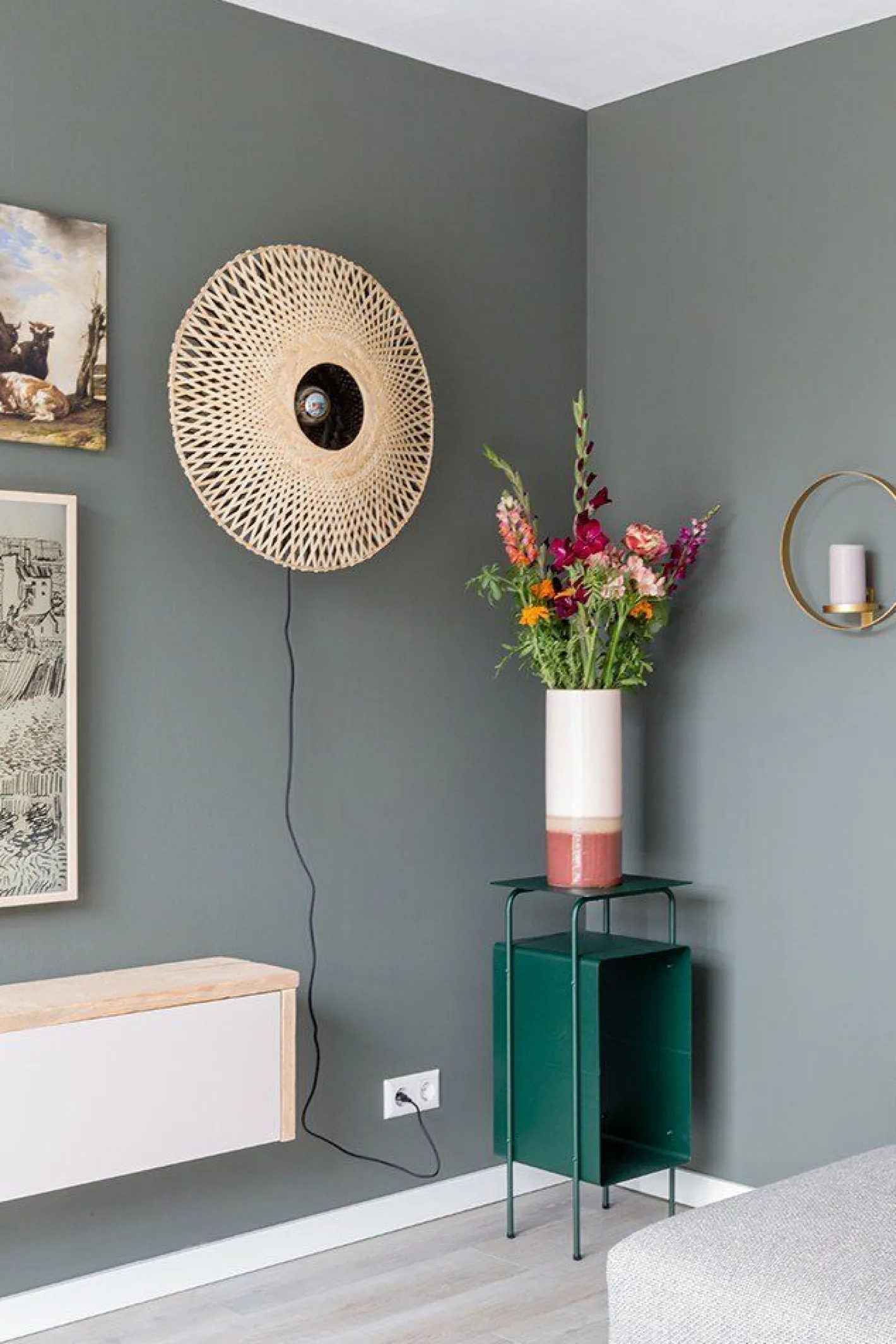 Clearance Good&Mojo Kalimantan Wandlamp zwart