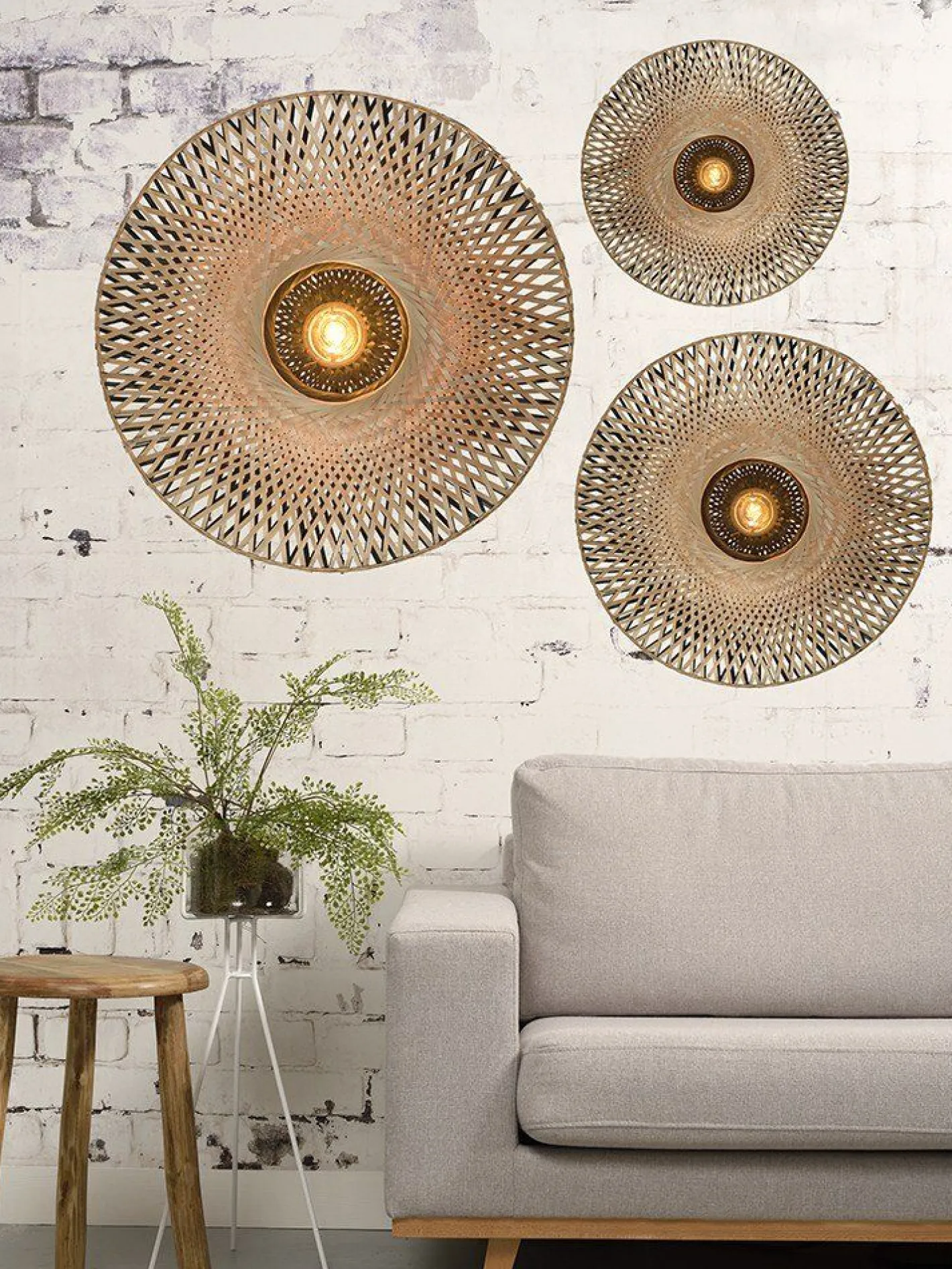 Clearance Good&Mojo Kalimantan Wandlamp zwart