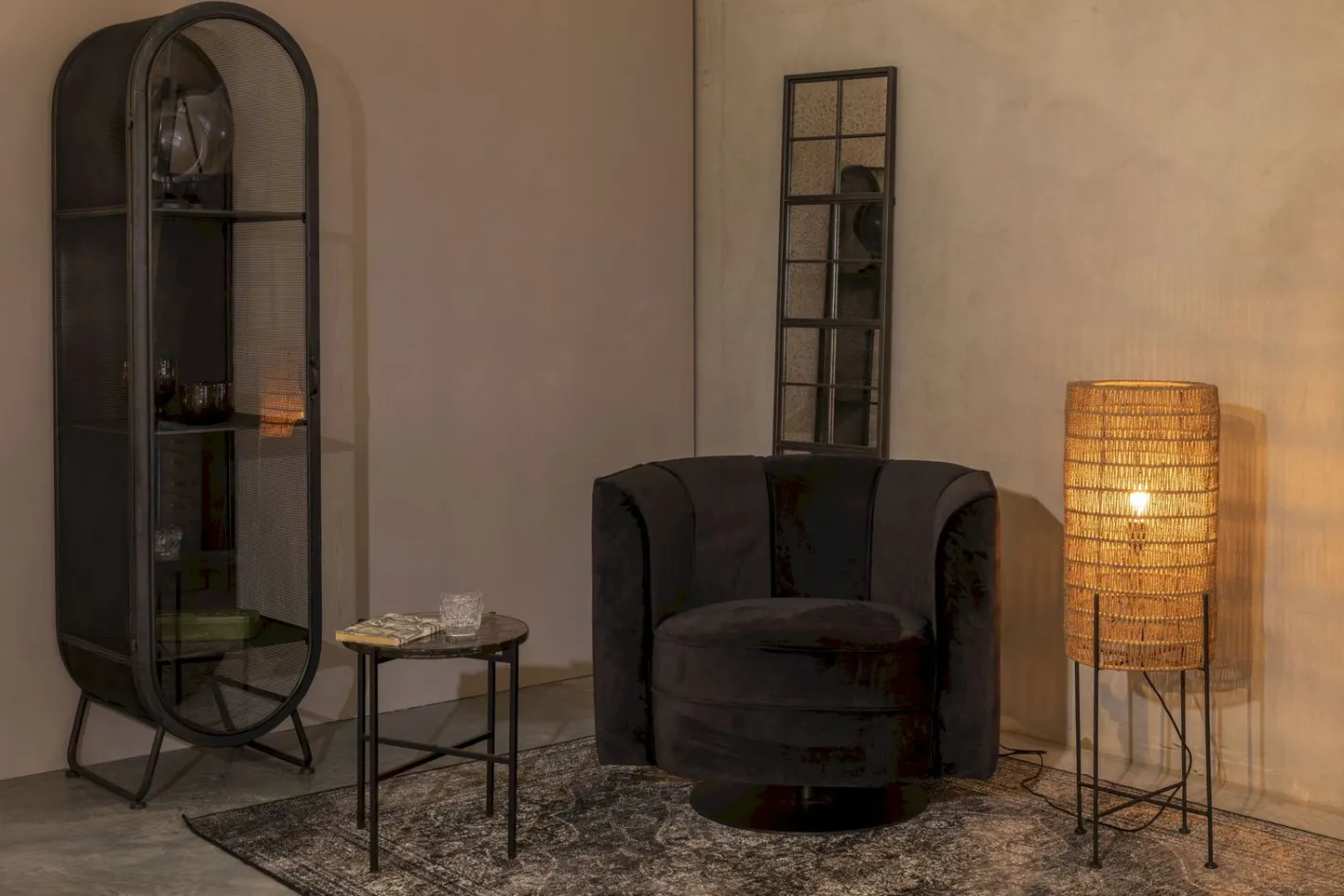 Discount Dutchbone Kari Vloerlamp Natural