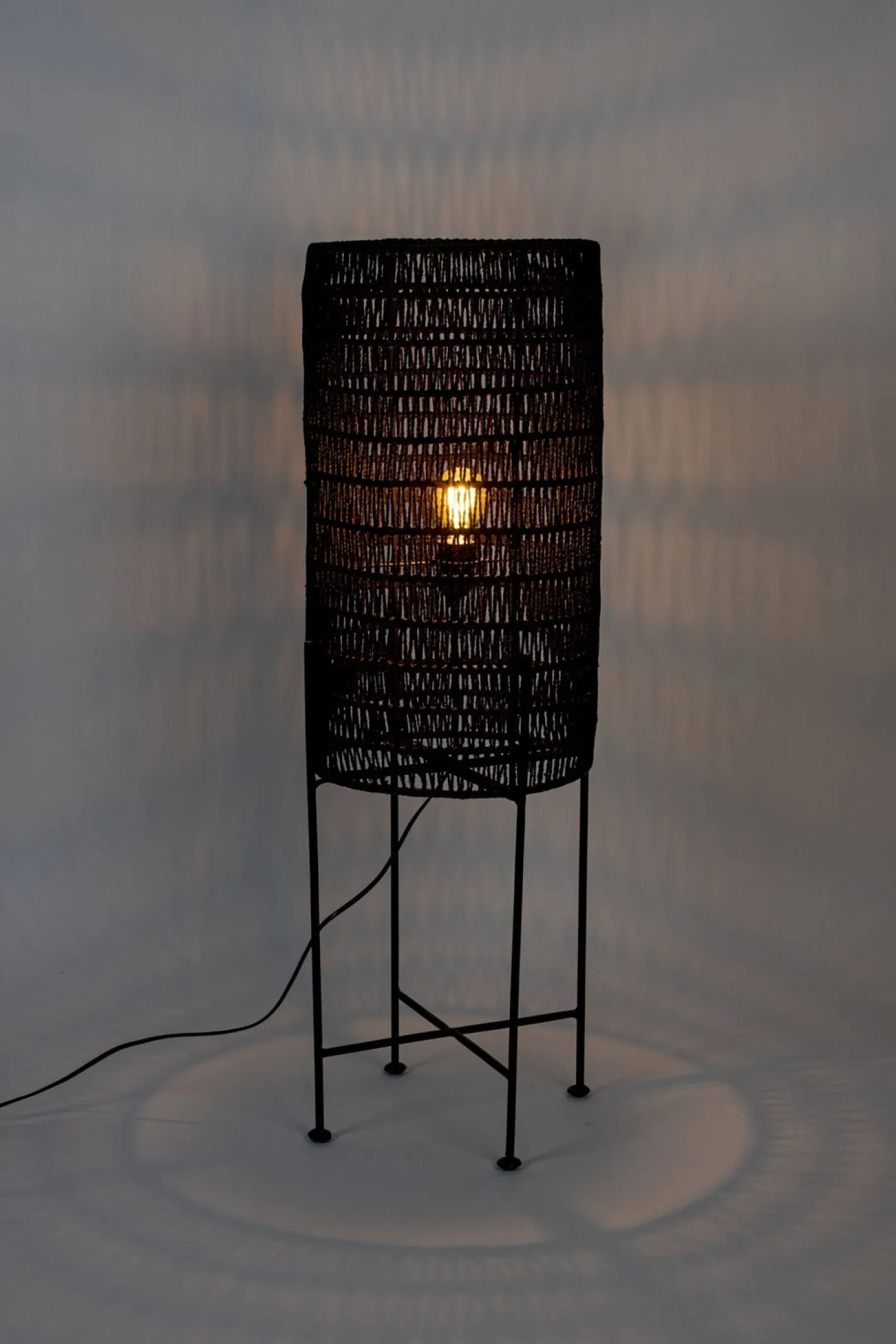 Outlet Dutchbone Kari Vloerlamp Black