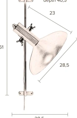 Outlet Dutchbone Karish Wandlamp
