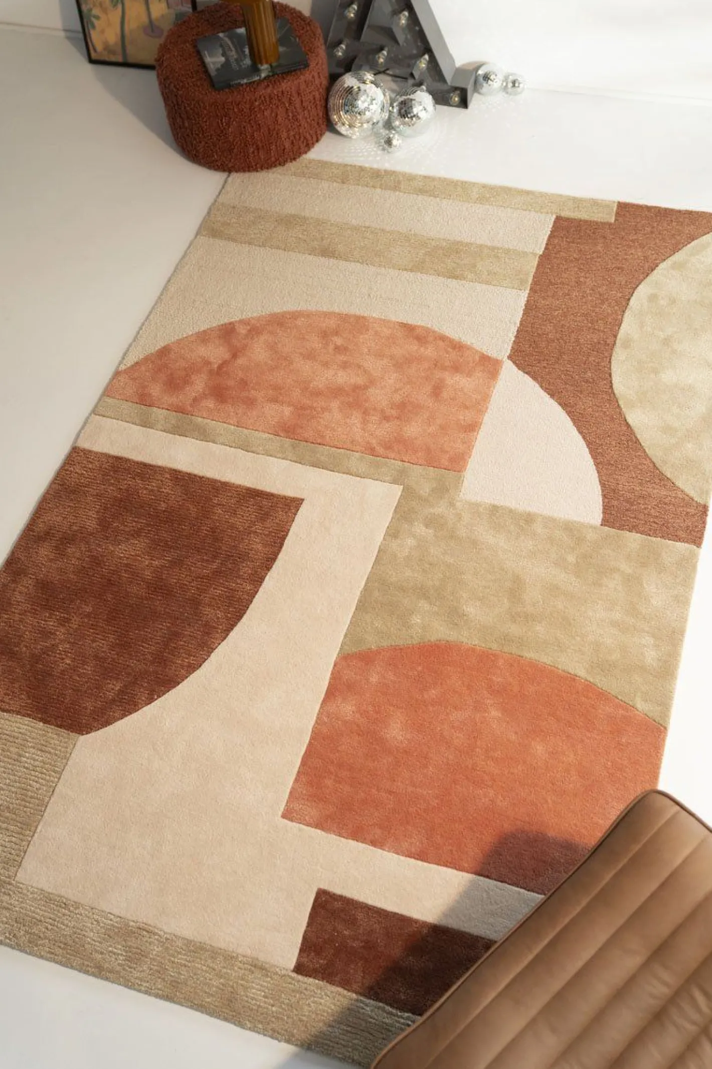Best By Boo Kazi Vloerkleed Terracotta