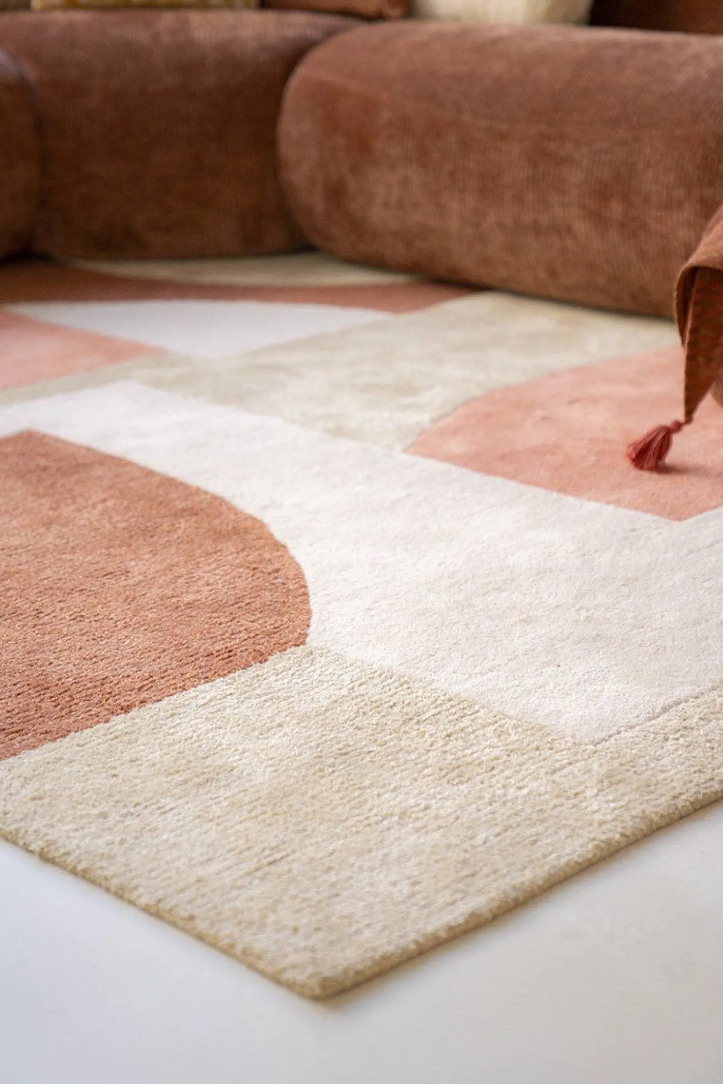 Best By Boo Kazi Vloerkleed Terracotta