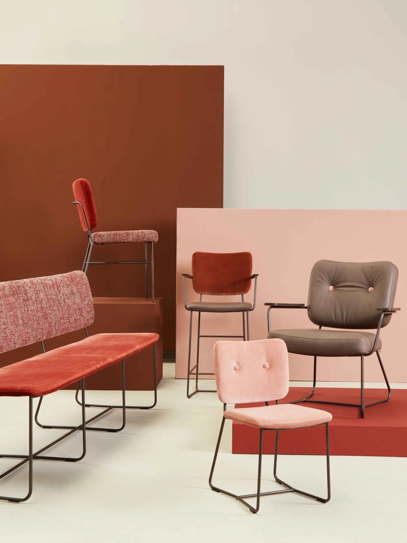 Discount Bert Plantagie Kiko Eetkamerbank Bordeaux