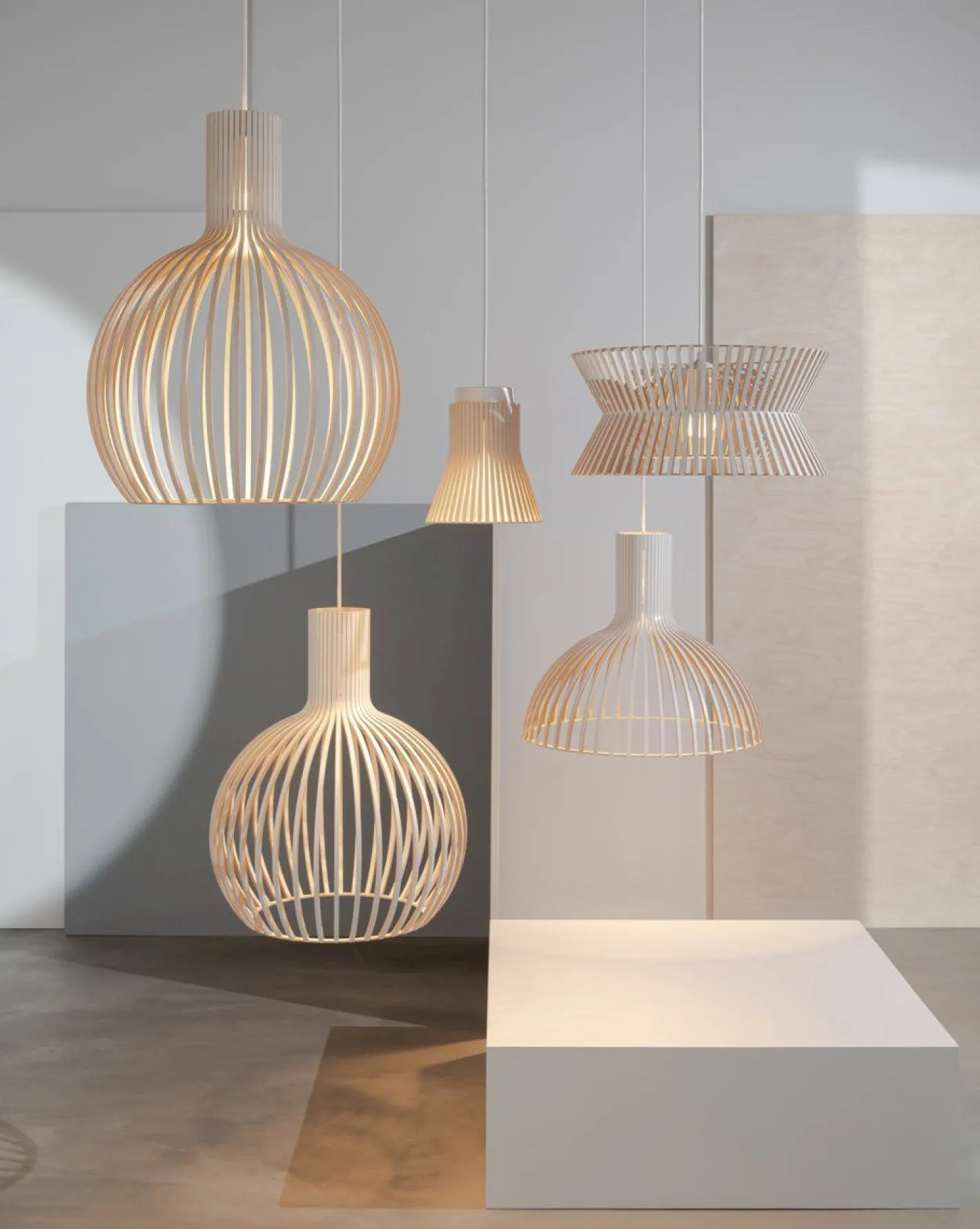 Outlet Secto Design Kontro 6000 Hanglamp White