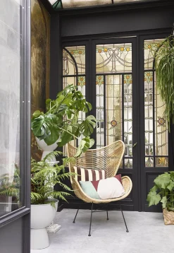 Clearance HKLIVING Kyoto Sierkussen Groen, Paars