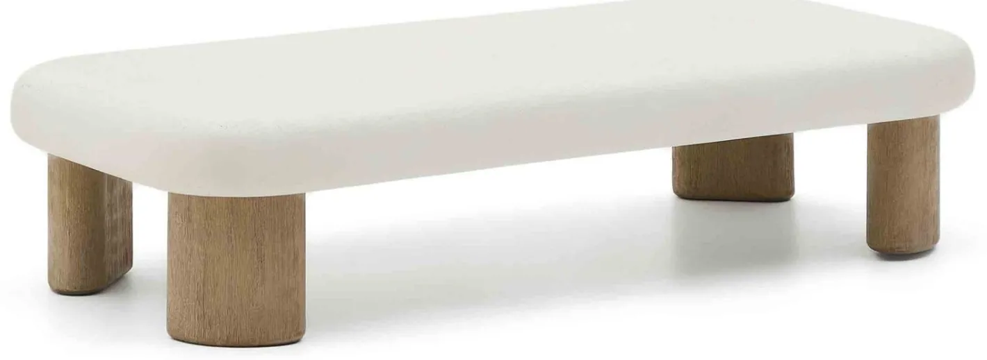 Discount Kave Home Labra Outdoor Salontafel Wit