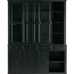 Discount WOOOD Lagos Buffetkast Black
