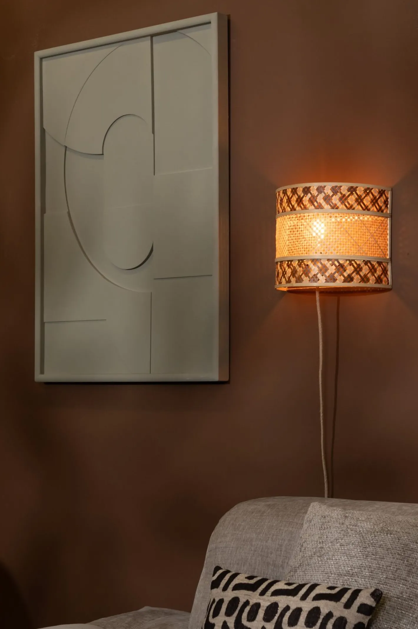 Discount Good&Mojo Langkawi Wandlamp Natural, Brown
