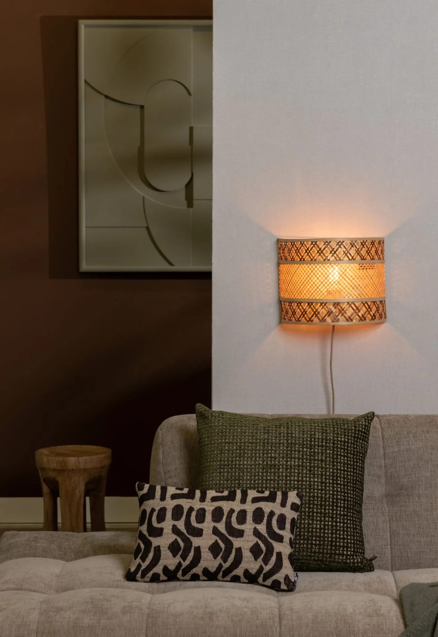 Discount Good&Mojo Langkawi Wandlamp Natural, Brown
