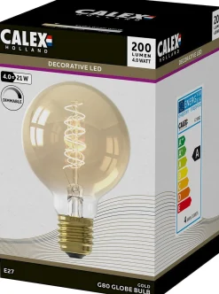 Online Calex LED Filament Globe Lichtbron Goud