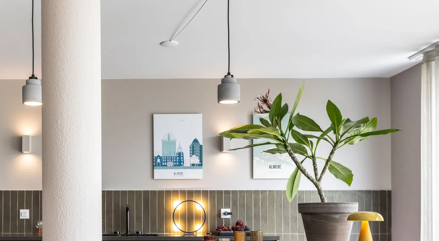 Sale Zuiver Left (set van 6) Hanglamp Concrete