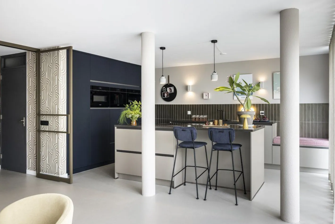 Sale Zuiver Left (set van 6) Hanglamp Concrete