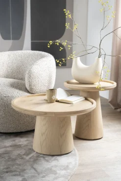 Discount Eleonora Leia Bijzettafel Naturel