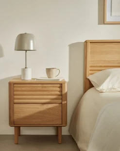 New Kave Home Lenon Nachtkast Naturel