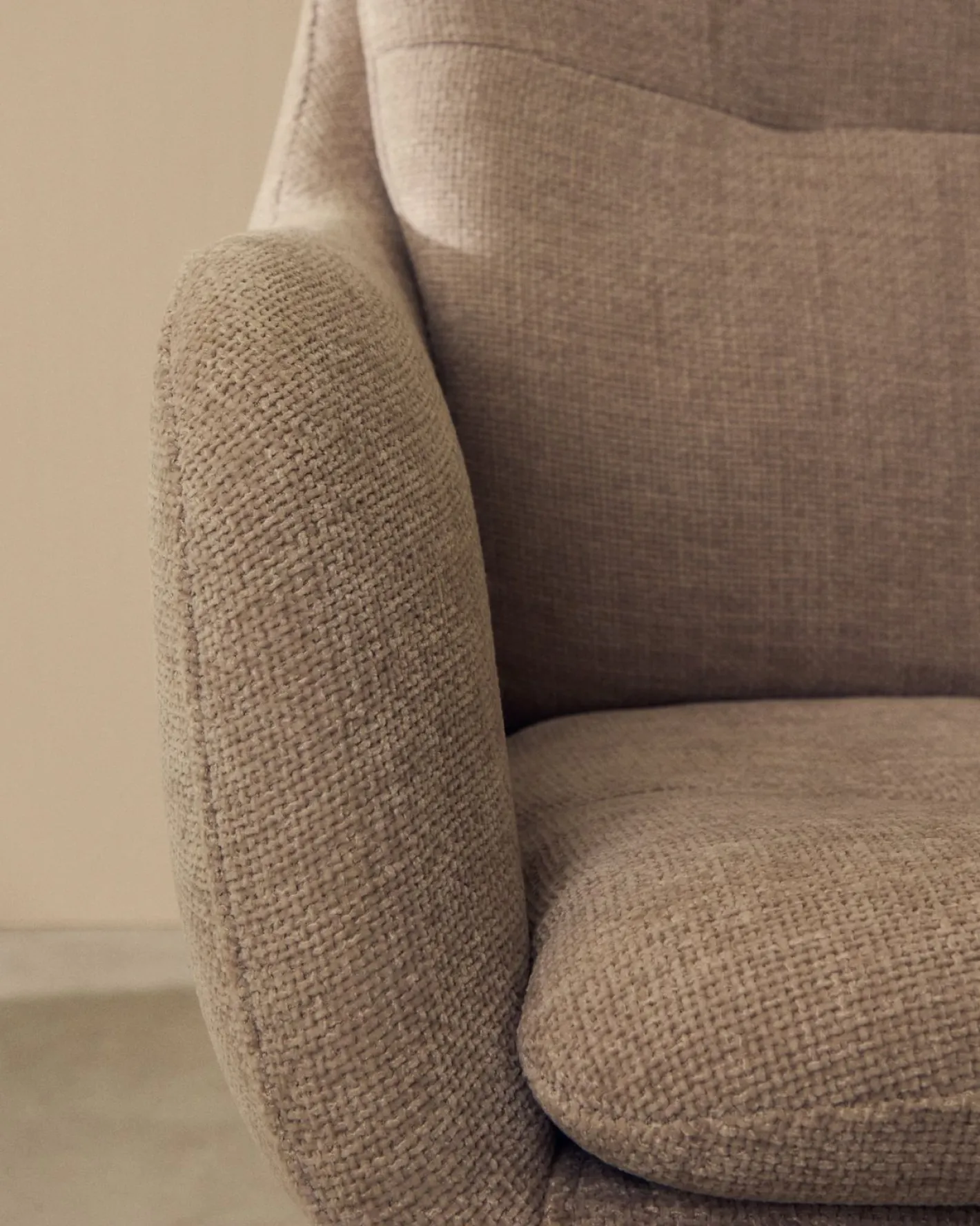 Online Kave Home Lexa Eetkamerstoel Beige