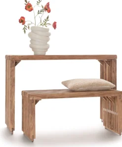 Online COCO maison Lino Wandtafel Naturel, Bruin