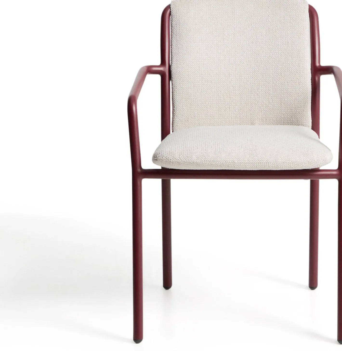 Best Kave Home Linosa Tuinstoel Donkerrood, Beige