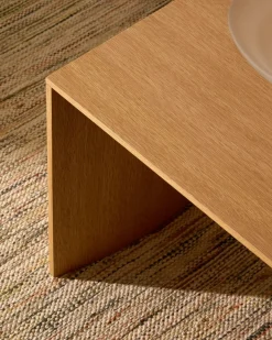 Discount Kave Home Litto Bijzettafel Lichtbruin