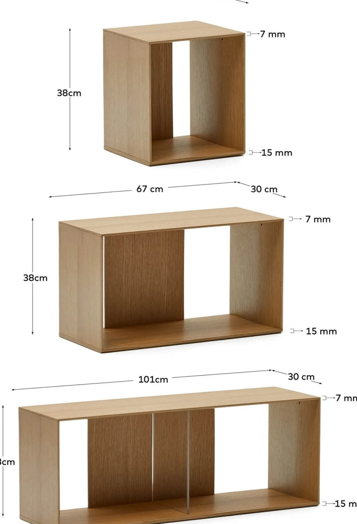 Hot Kave Home Litto Stellingkast Naturel