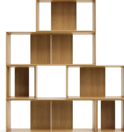 Hot Kave Home Litto Vakkenkast Bruin, Naturel