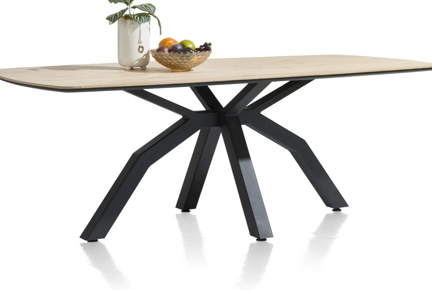 New Henders en Hazel Livada 220 Eettafel Naturel Lacquered