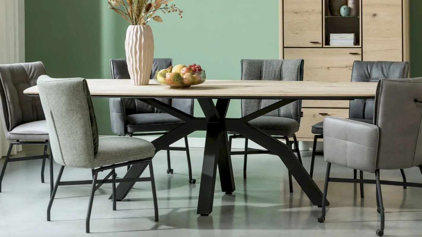 Online Henders en Hazel Livada 250 Eettafel Onyx Lacquered