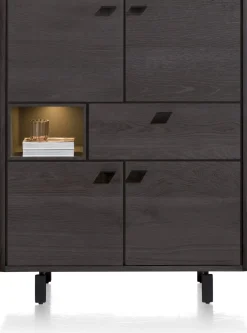 Hot Henders en Hazel Livada Low Opbergkast Onyx