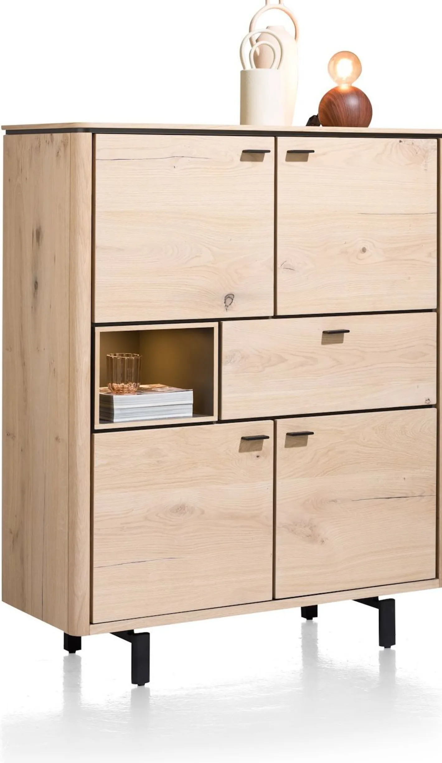 Online Henders en Hazel Livada Low Opbergkast Natural