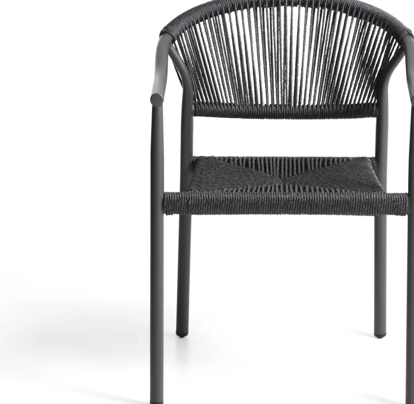 New Kave Home Livadia Tuinstoel Grafiet