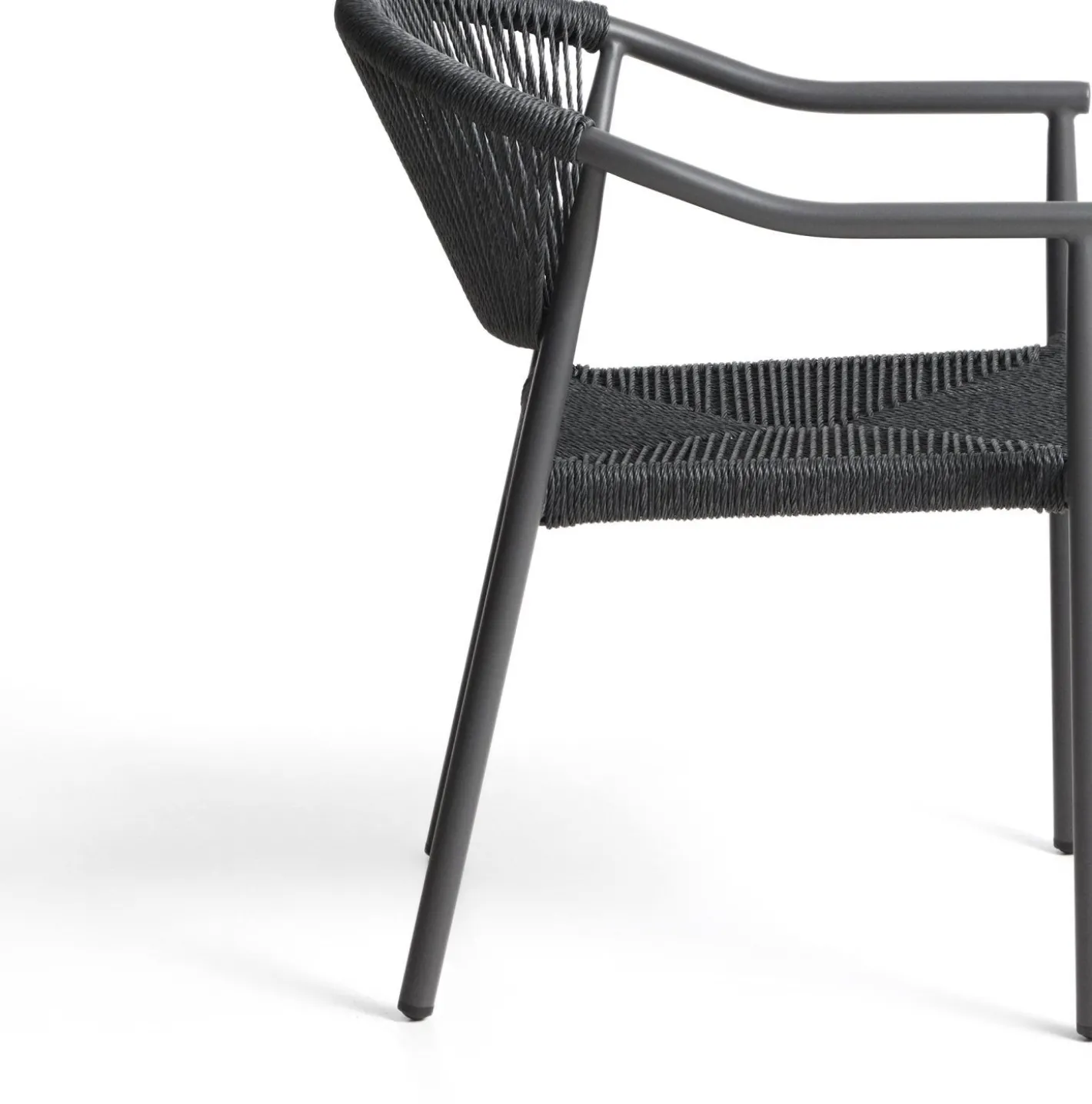 New Kave Home Livadia Tuinstoel Grafiet