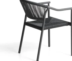 New Kave Home Livadia Tuinstoel Grafiet