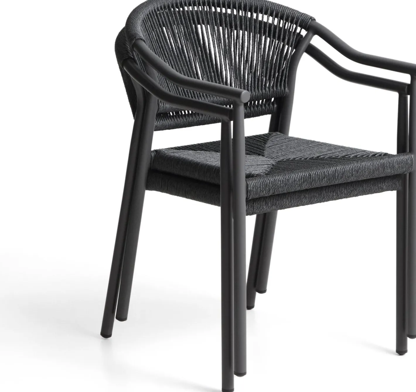New Kave Home Livadia Tuinstoel Grafiet