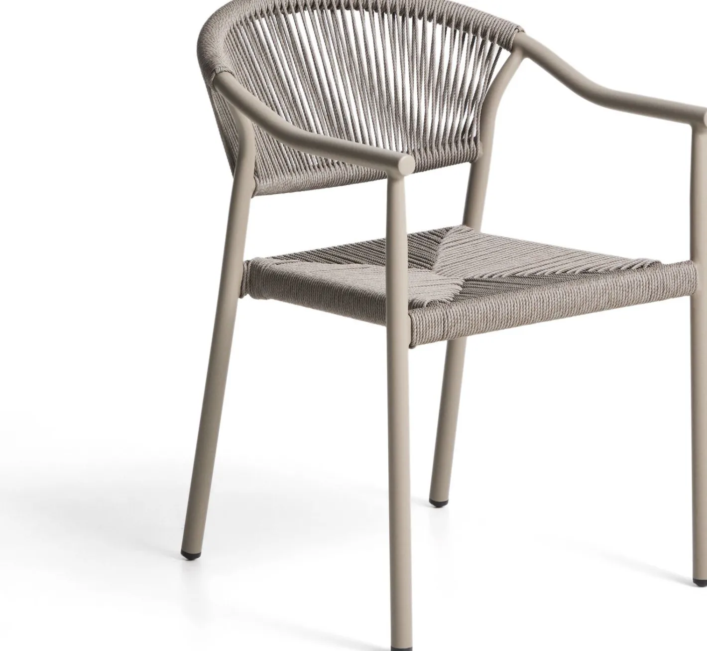 Online Kave Home Livadia Tuinstoel Taupe