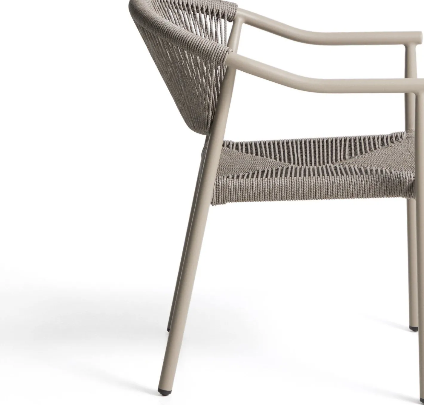 Online Kave Home Livadia Tuinstoel Taupe