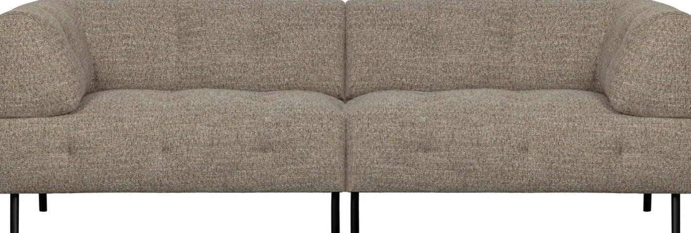 Best WOOOD Lloyd 4-Zitsbank Brown Melange