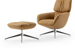 New Leolux Lodey Plus Fauteuil Brown orange