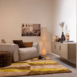 Hot WOOOD Loft Stippen Vloerlamp Naturel