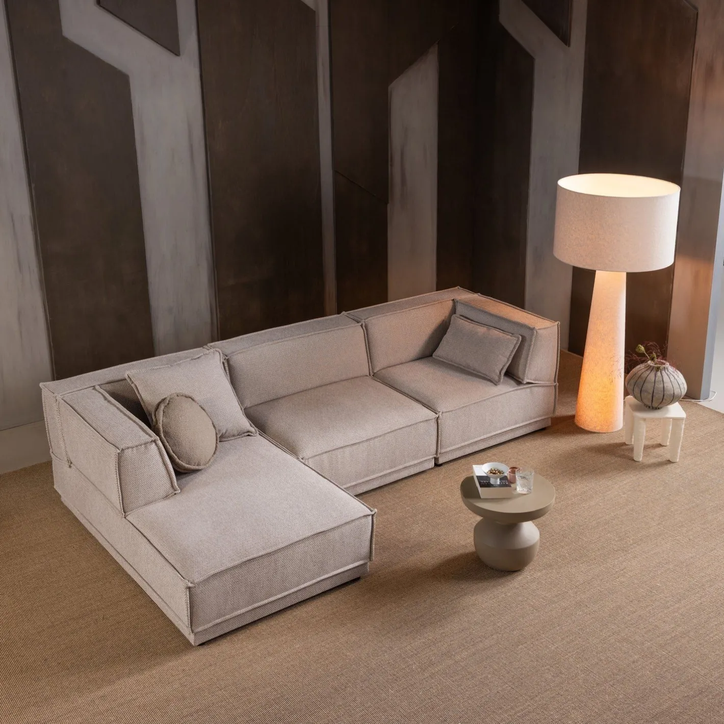 Outlet WOOOD Loft XXL Vloerlamp Naturel