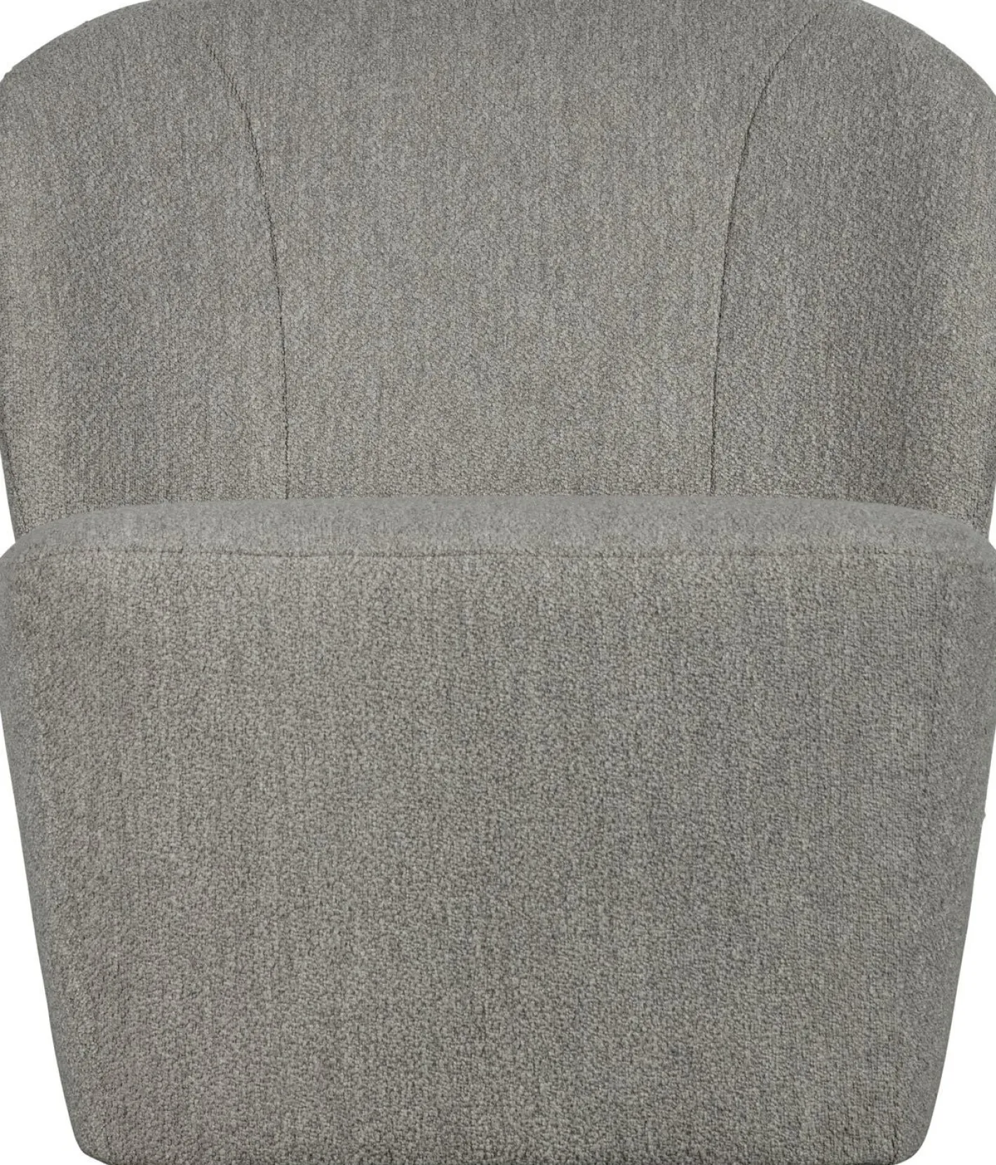 Outlet vtwonen Lofty Bouclé Fauteuil Grijs