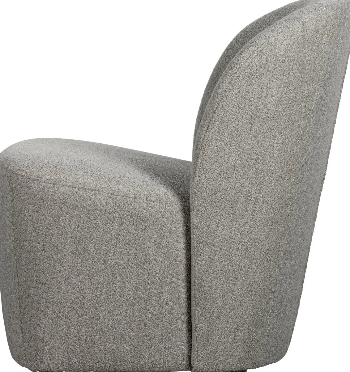 Outlet vtwonen Lofty Bouclé Fauteuil Grijs
