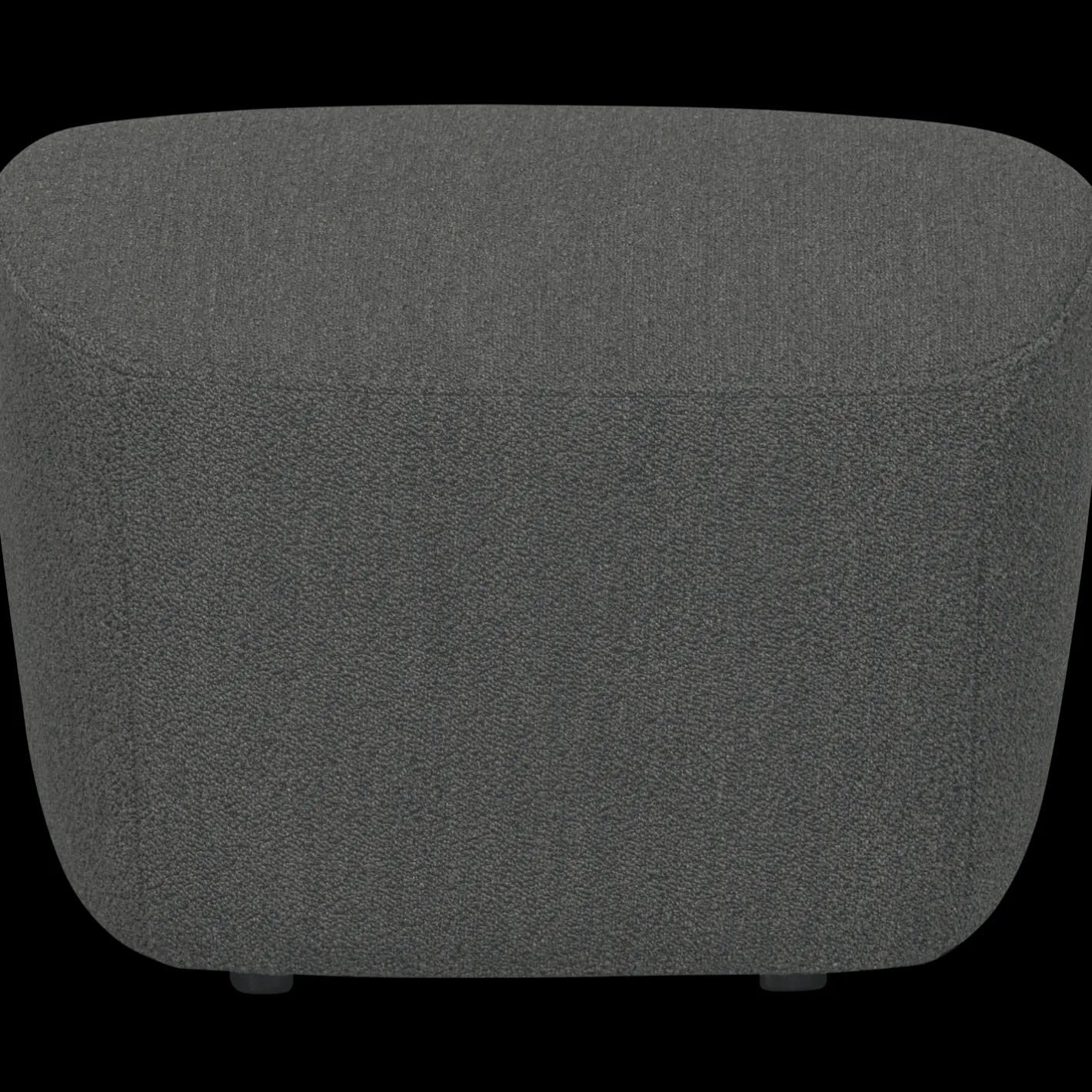 Sale vtwonen Lofty Bouclé Hocker Steel Grey