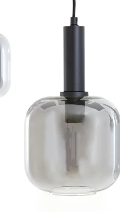 Discount Trendhopper Loki 5-lichts Hanglamp Zwart, Smoke