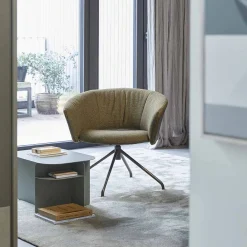 Outlet LABEL Vandenberg Lola Draaifauteuil Groen
