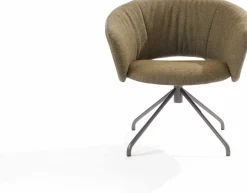 Outlet LABEL Vandenberg Lola Draaifauteuil Groen