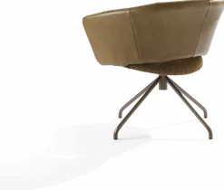 Outlet LABEL Vandenberg Lola Draaifauteuil Groen